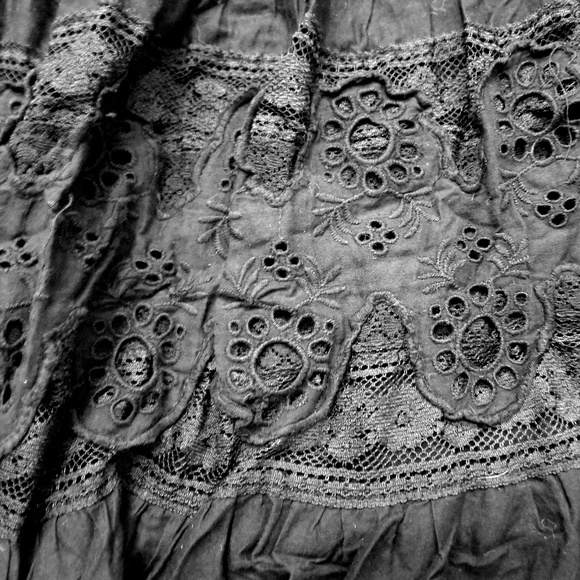 Zara Skirts Zara Cotton Lace Cutout Skirt Poshmark